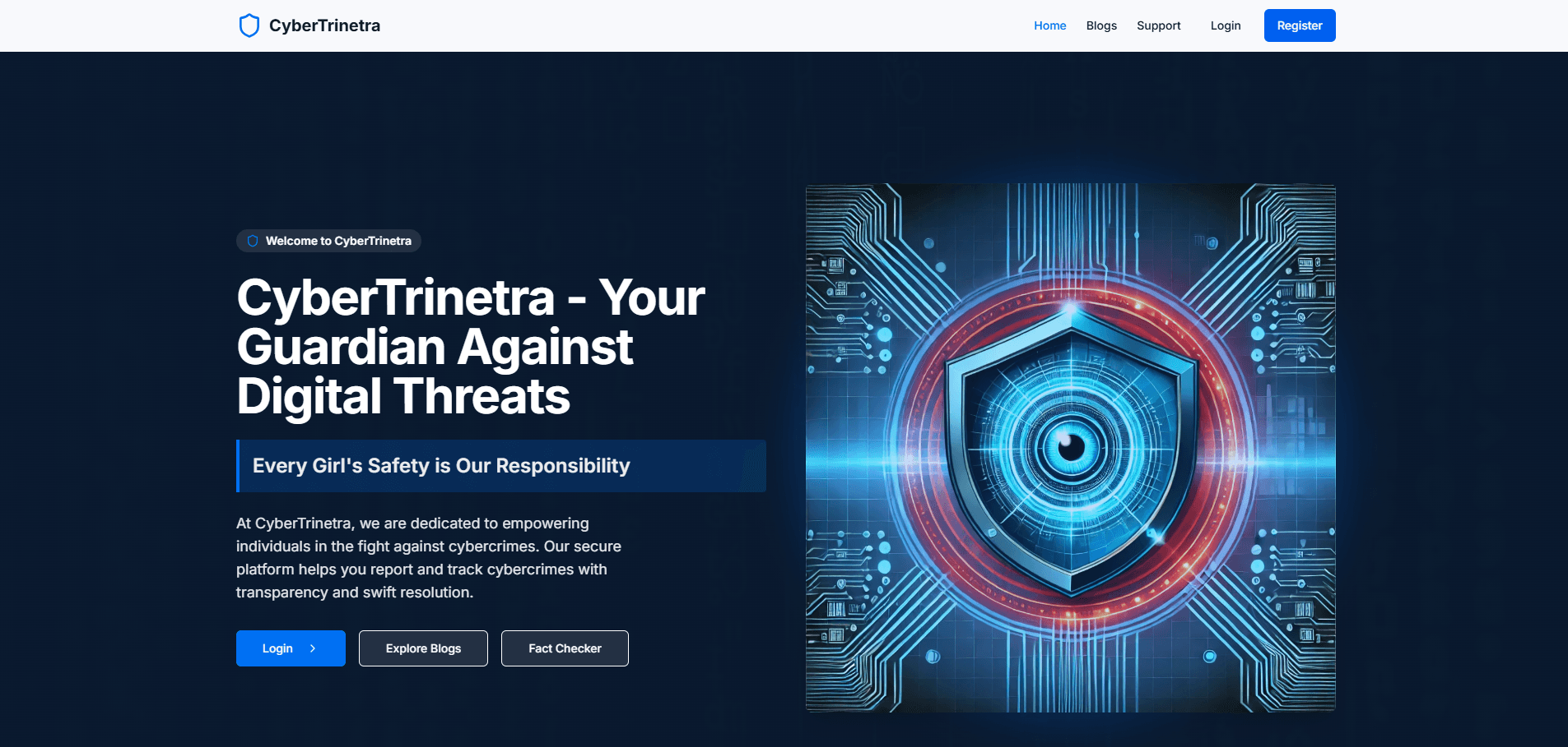 Cyber Trinetra screenshot